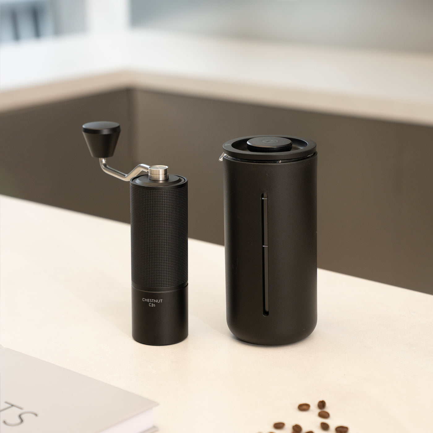 TIMEMORE French Press Kit （C3S Grinder + U French Press）フレンチプレスセット