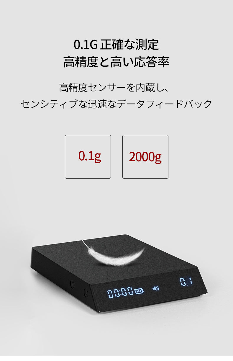 タイムモアTIMEMORE ドリップスケール Black Mirror Nano | timemore